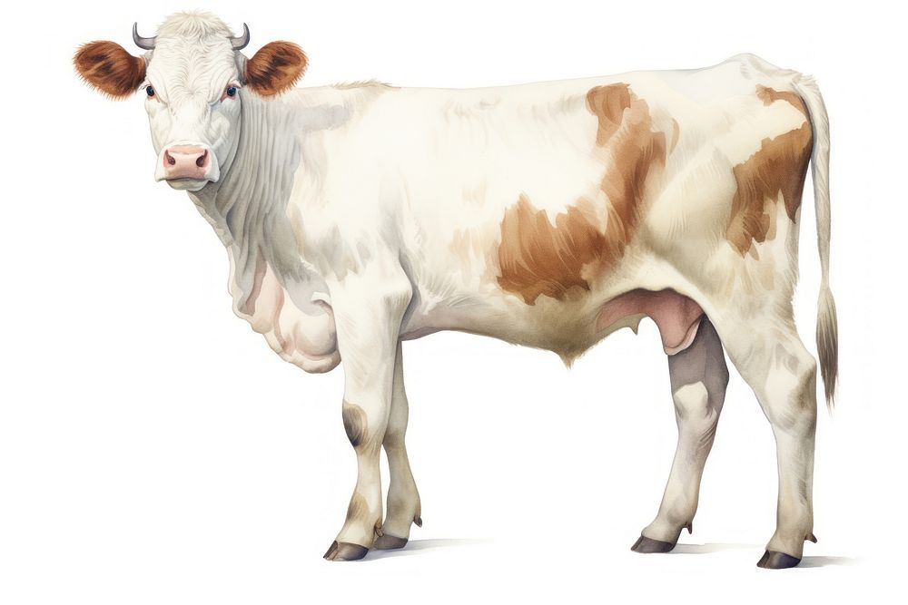 Animal cattle cow livestock. AI generated Image by rawpixel.
