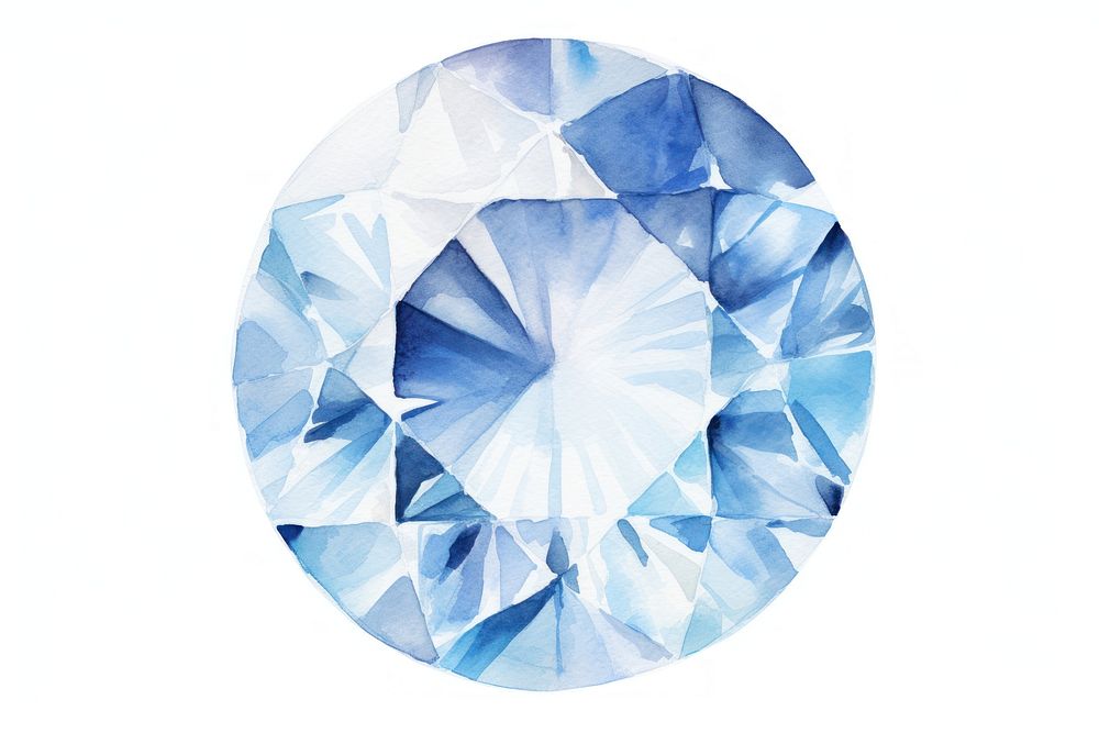 Diamond gemstone jewelry circle. 