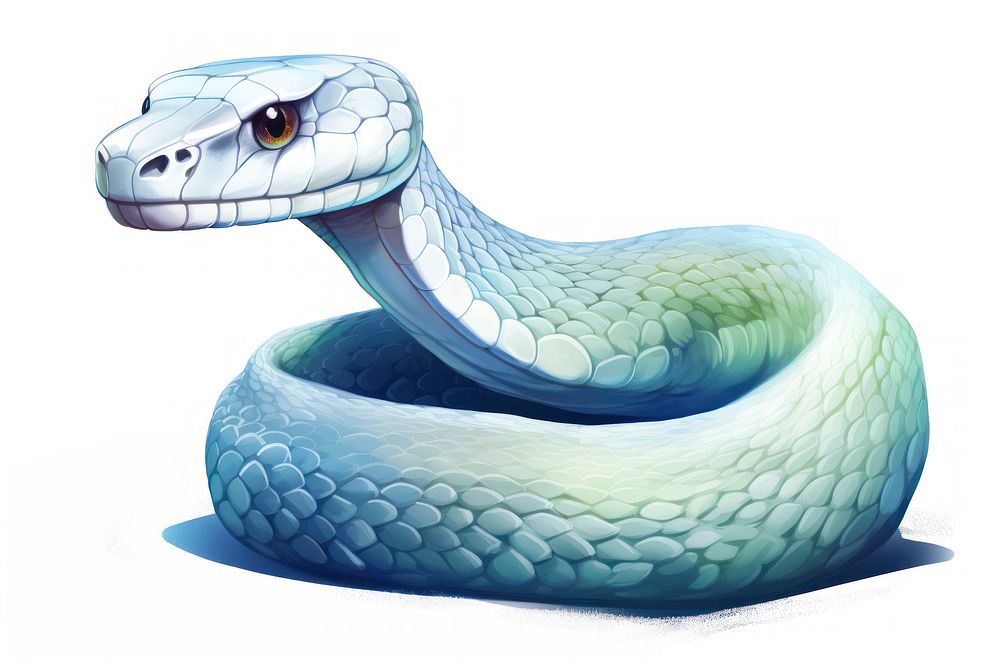 Snake reptile cartoon animal. AI generated Image by rawpixel.