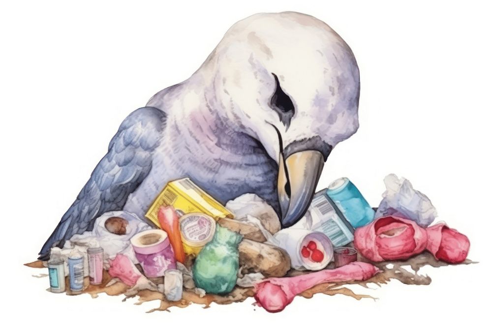 Animal bird art tin. AI generated Image by rawpixel.