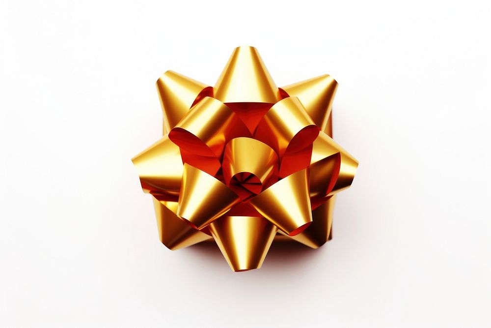 Origami paper gift bow. AI generated Image by rawpixel.
