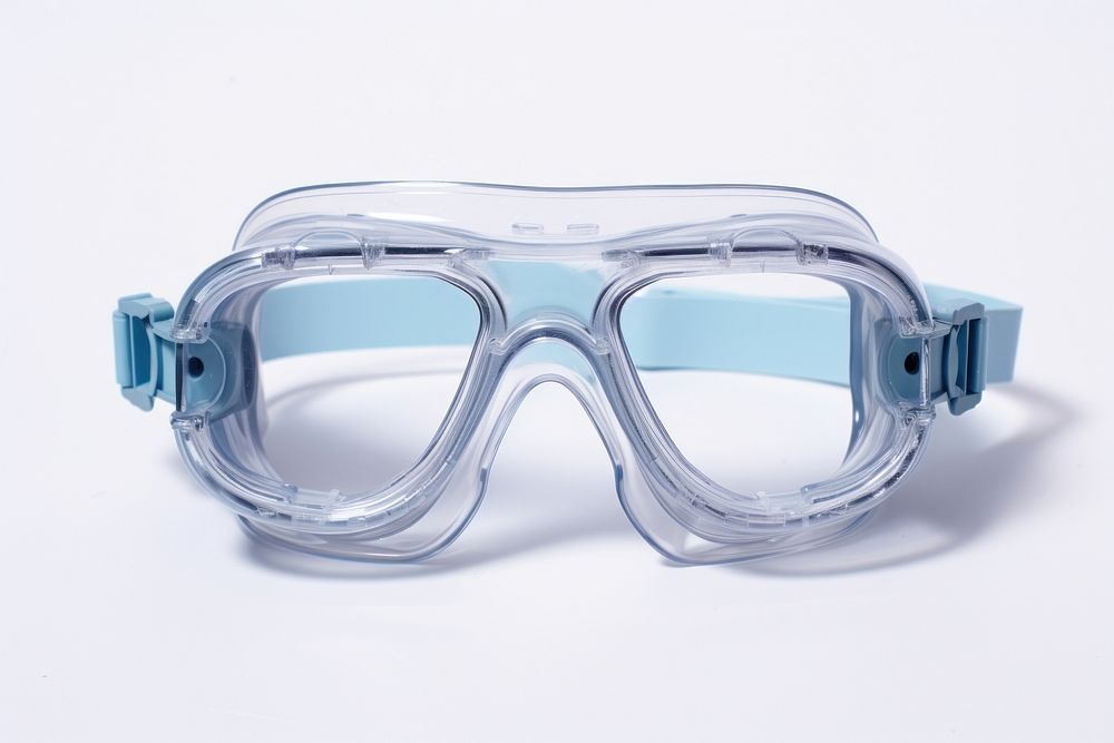 Covid19 glasses goggles white background. AI generated Image by rawpixel.