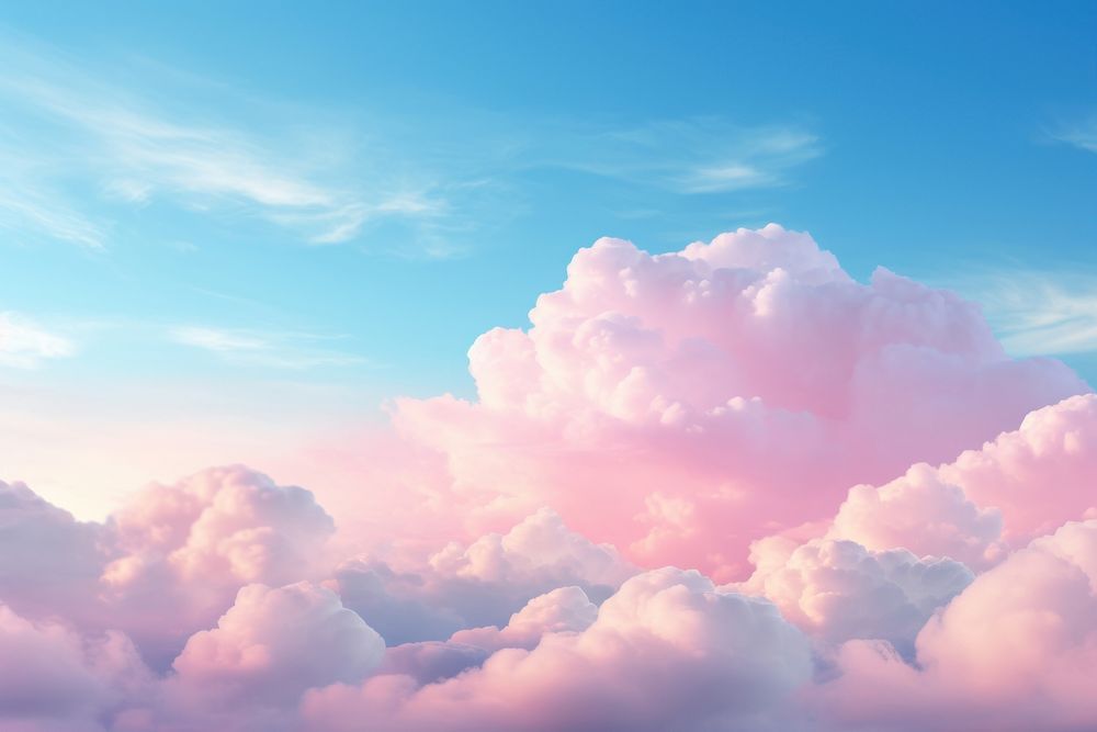 Pastel clouds sky outdoors nature. | Premium Photo - rawpixel