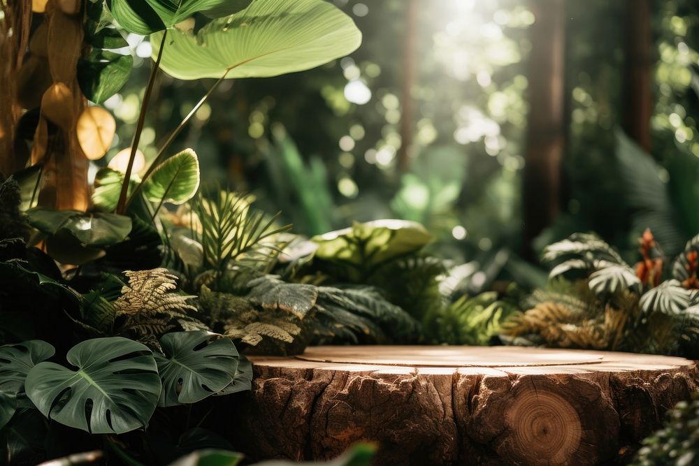 Jungle leaf outdoors nature. AI generated Image by rawpixel.