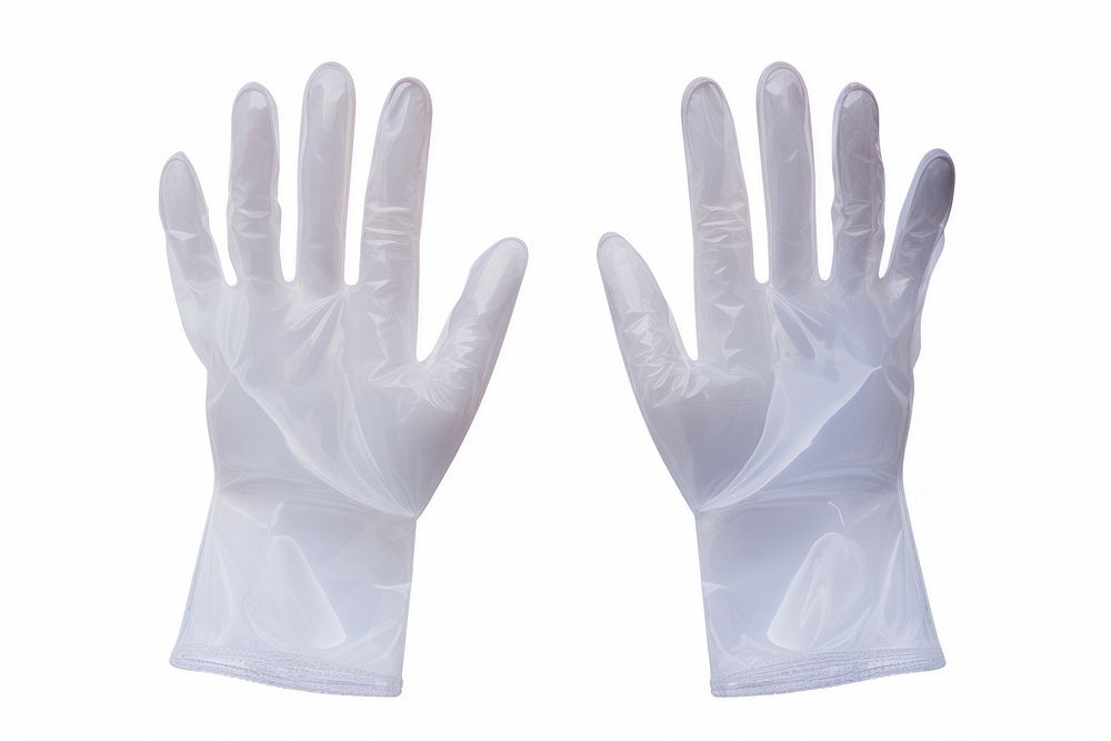 Covid19 glove white hand. AI generated Image by rawpixel.