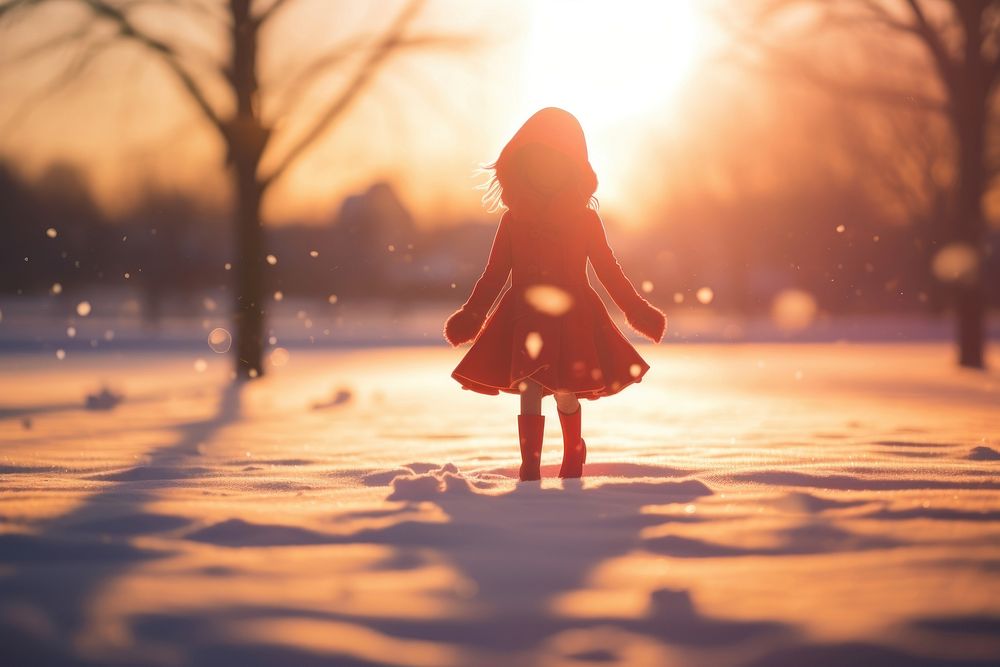 Christmas sunlight outdoors nature. AI generated Image by rawpixel.