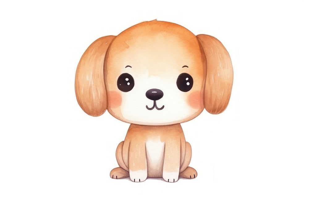 Dog cartoon animal cute. 