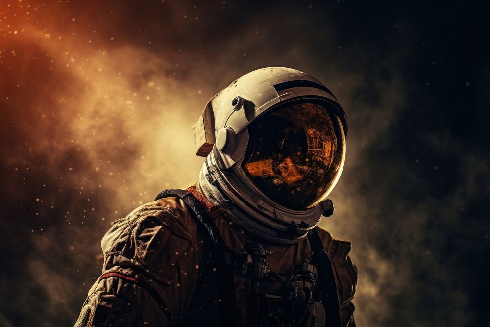 Astronaut space astronomy helmet. AI generated Image by rawpixel.