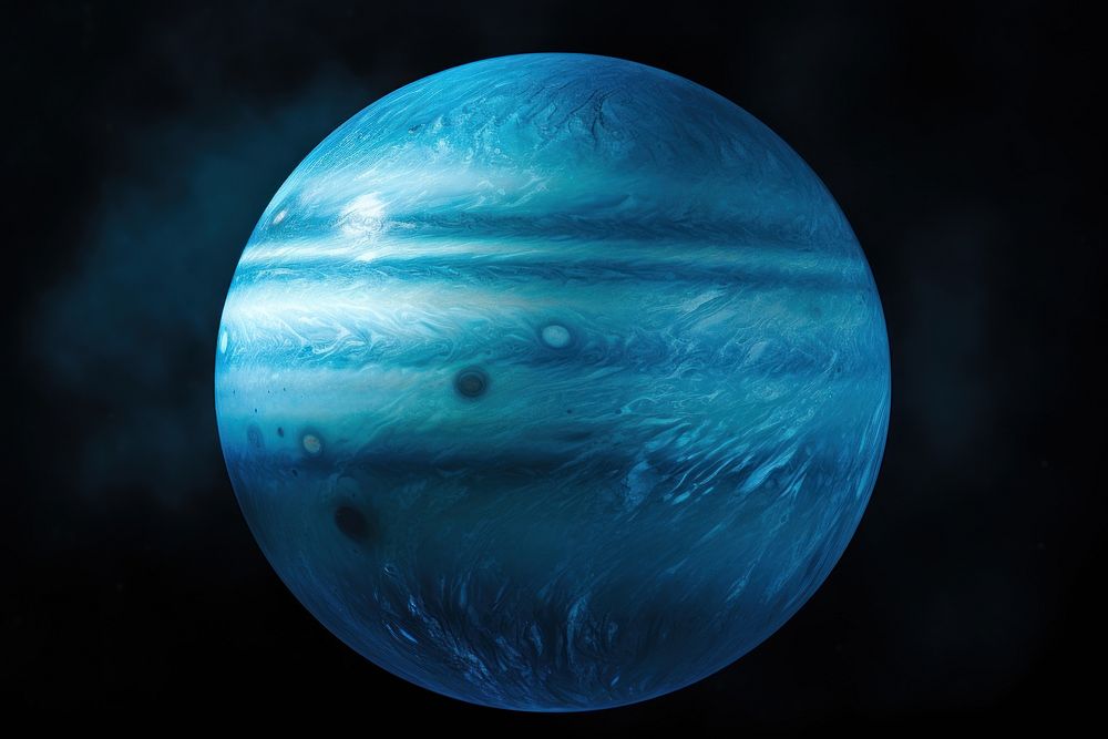 Neptune astronomy space outdoors. AI generated Image by rawpixel.