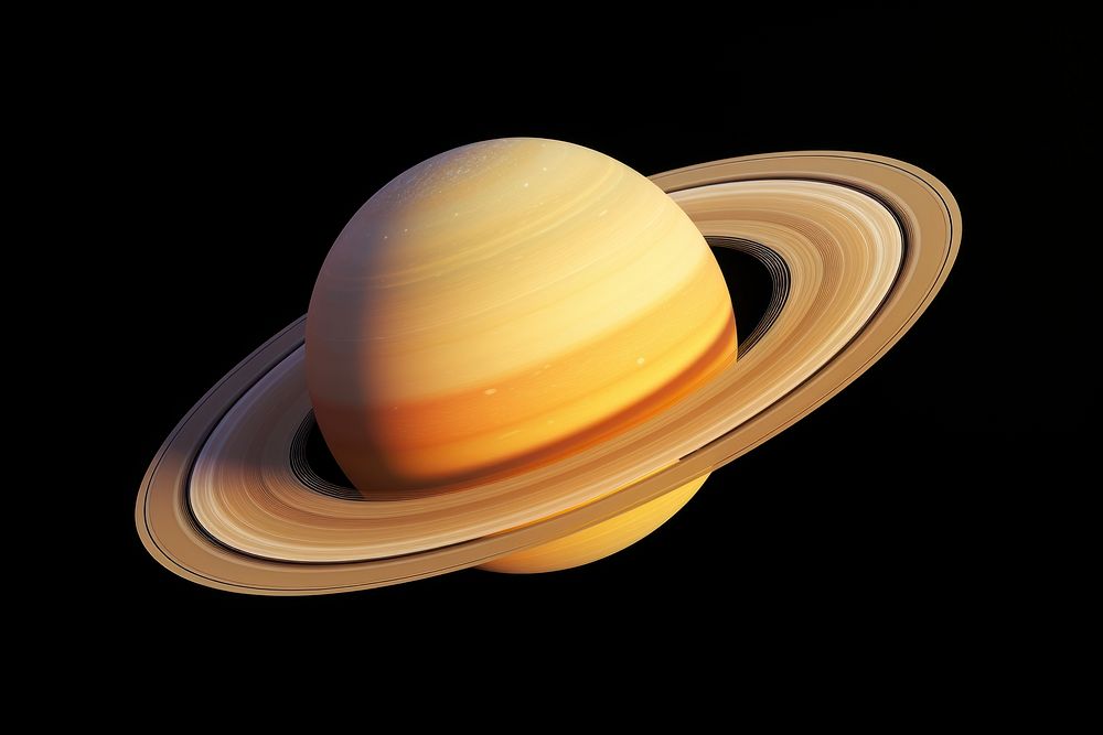 Saturn astronomy planet nature. AI generated Image by rawpixel.