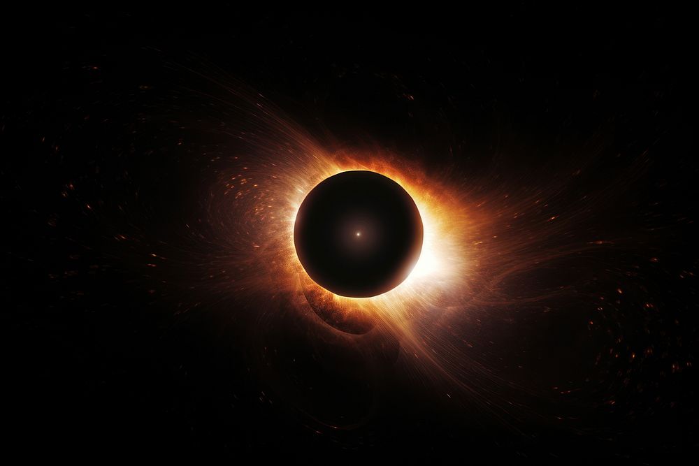 Black hole astronomy space universe. AI generated Image by rawpixel.