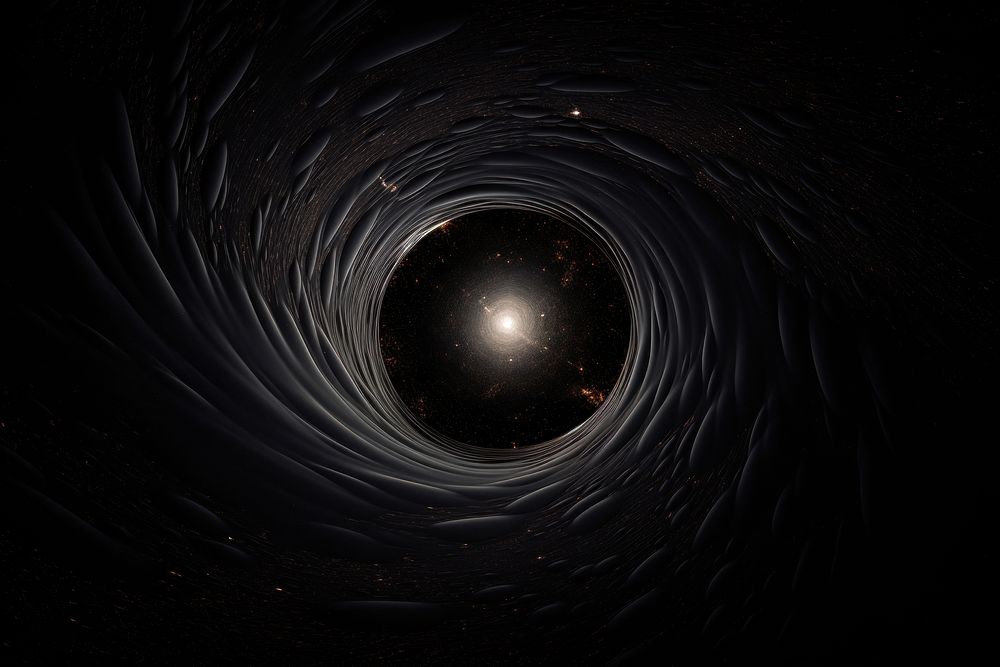 Black hole astronomy space nature. AI generated Image by rawpixel.