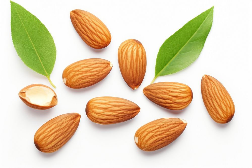 Almonds almond food nut. AI Free Photo rawpixel