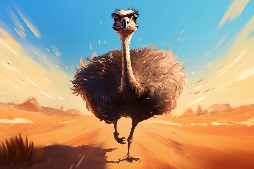 Ostrich animal nature bird. 