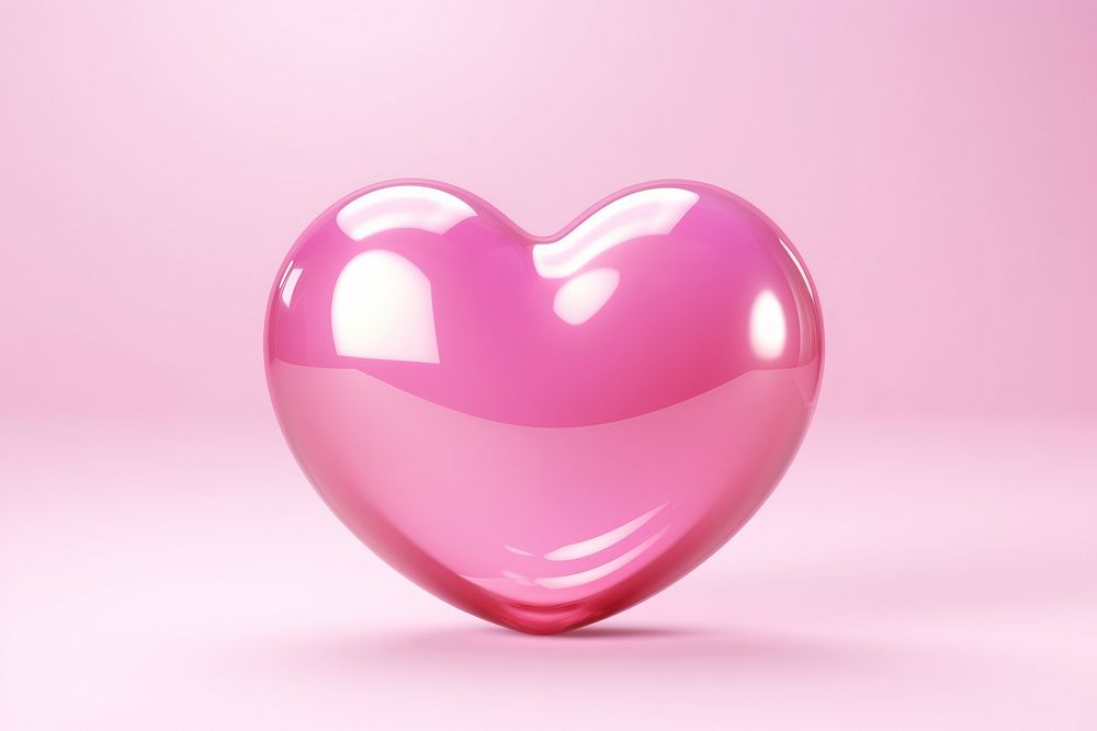HEART SHAPE shape heart pink. AI generated Image by rawpixel.