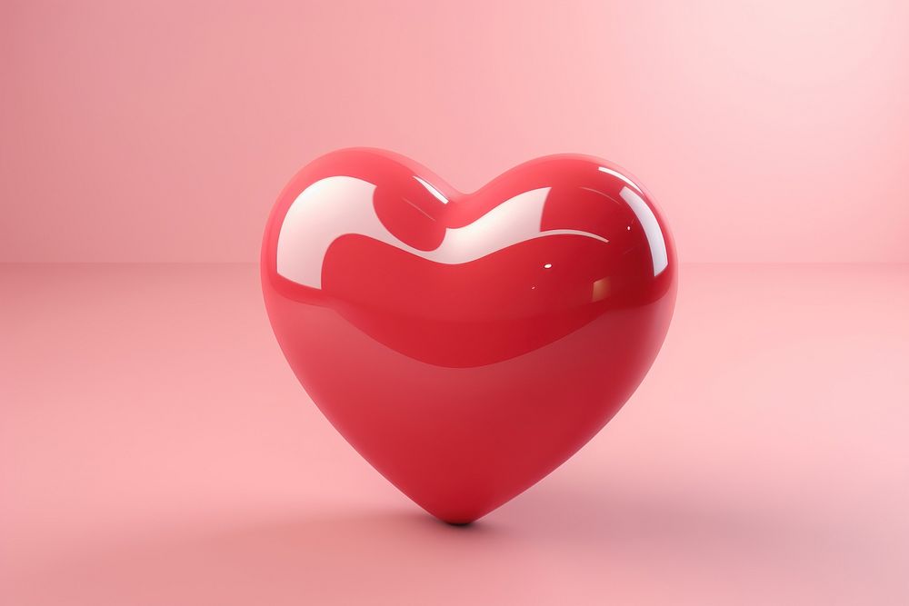 HEART SHAPE heart red heart shape. AI generated Image by rawpixel.
