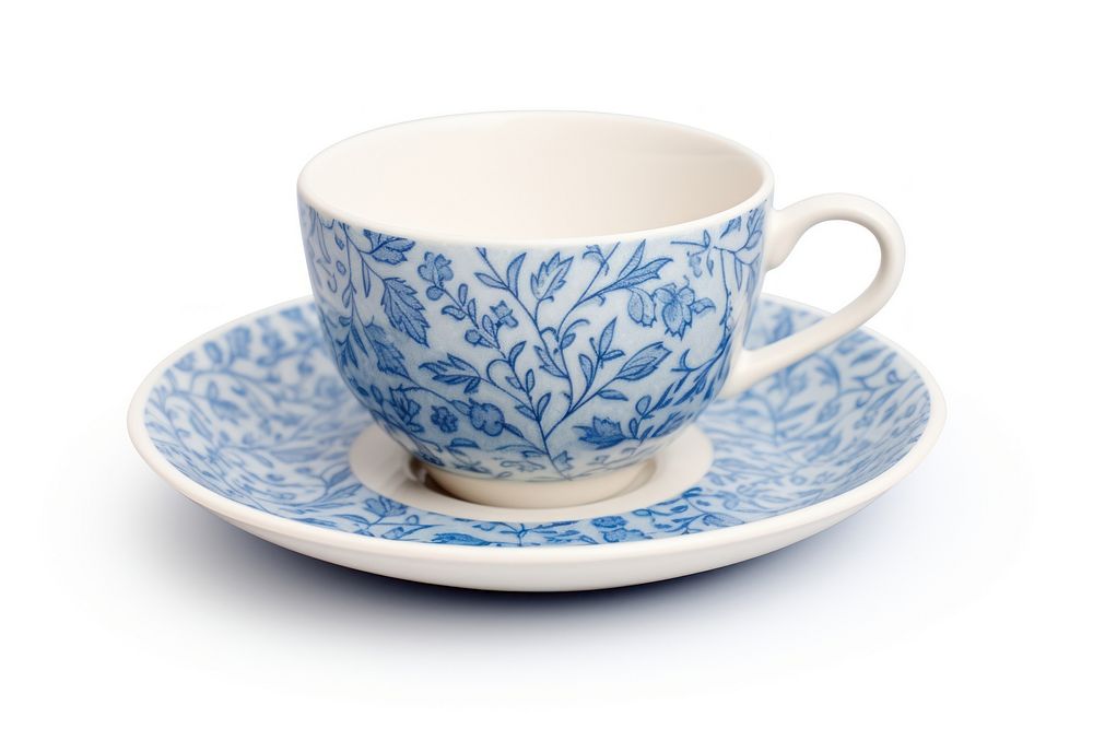 Saucer cup porcelain ceramic. AI generated Image by rawpixel.
