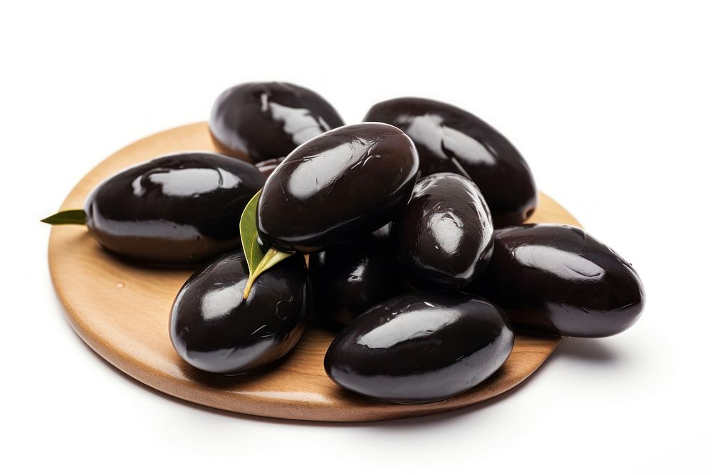Olive eggplant black food. AI generated Image by rawpixel.