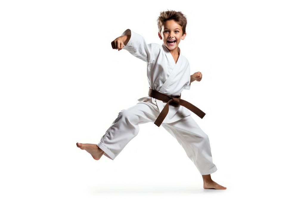 Karate kid karate sports child. AI generated Image by rawpixel.