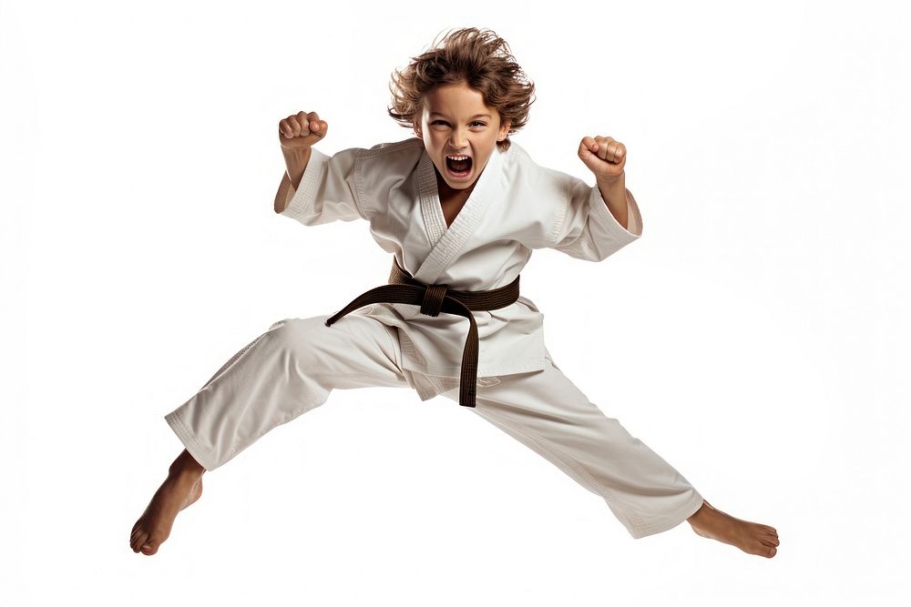 Karate kid karate sports child. AI generated Image by rawpixel.