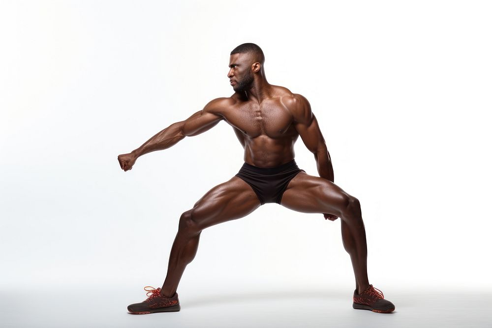 Stretching muscle sports adult man. AI generated Image by rawpixel.