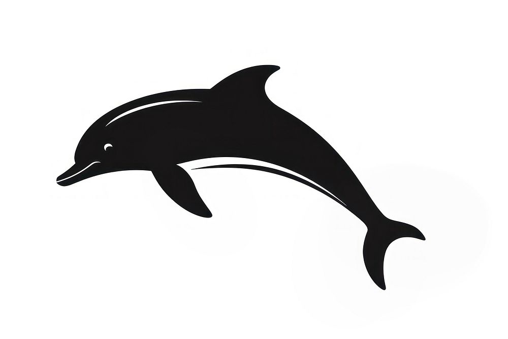 A dolphin animal mammal black. AI generated Image by rawpixel.