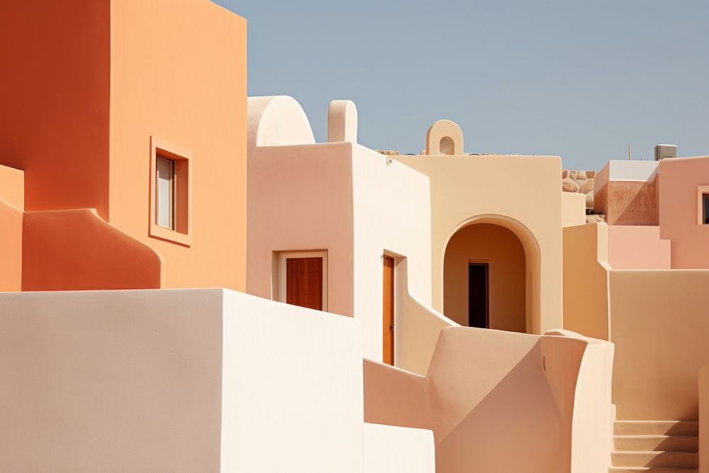Historic mediterranean city architecture building house. AI generated Image by rawpixel.