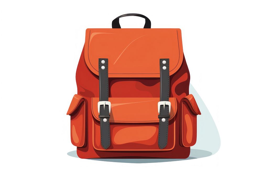 bagpack traveller backpack white background | Free Photo Illustration ...
