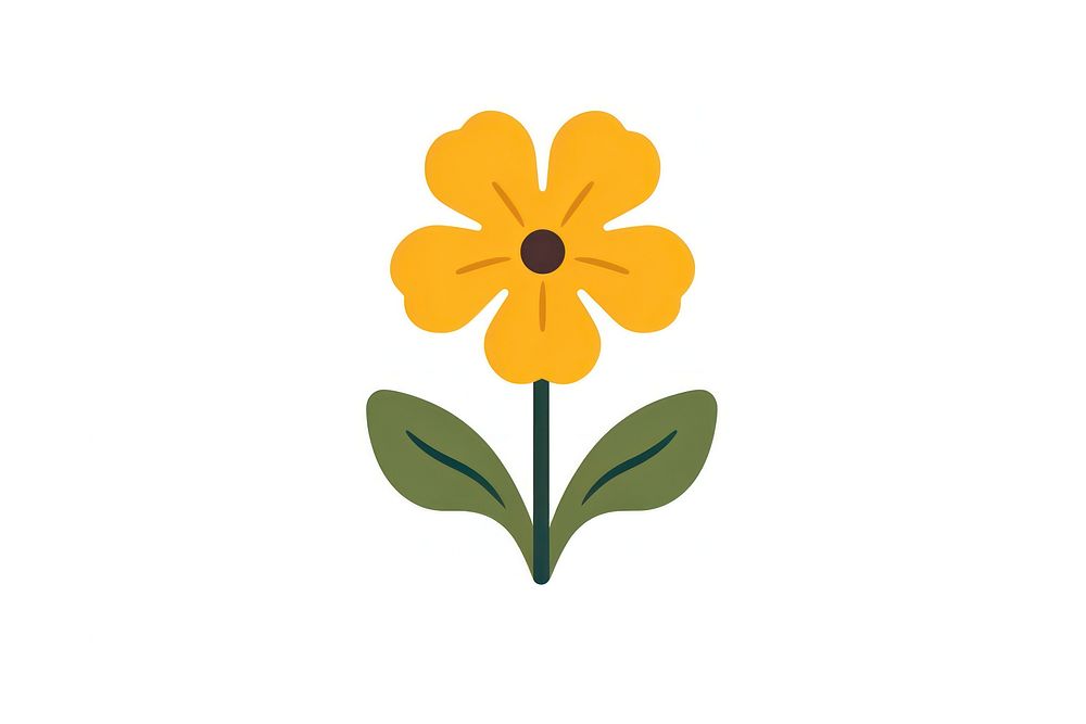 A wildflower sunflower petal plant. AI generated Image by rawpixel.