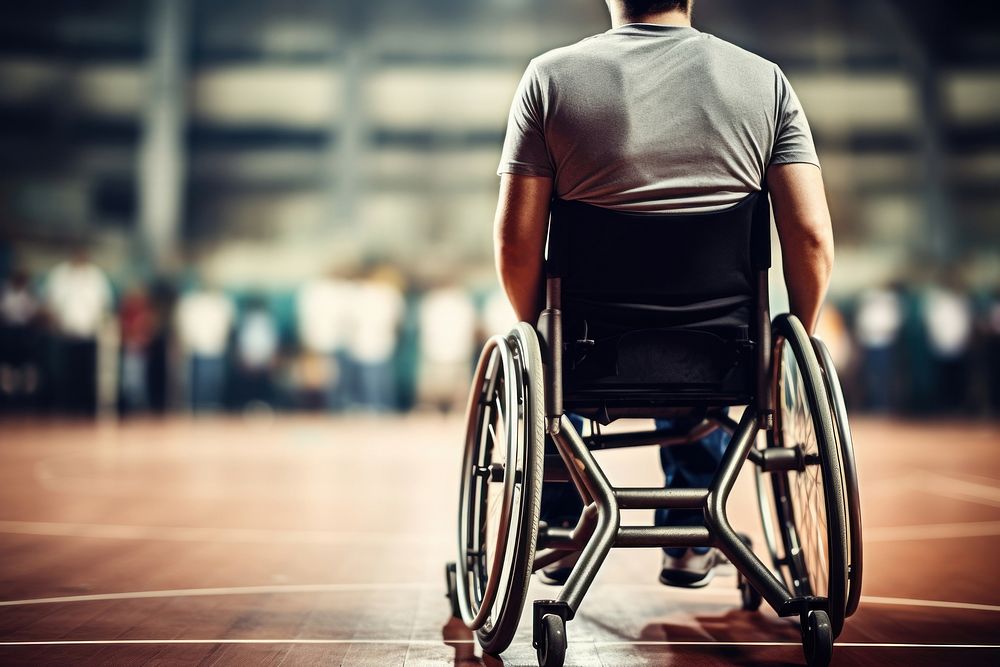 Disabled wheelchair sports person. AI generated Image by rawpixel.