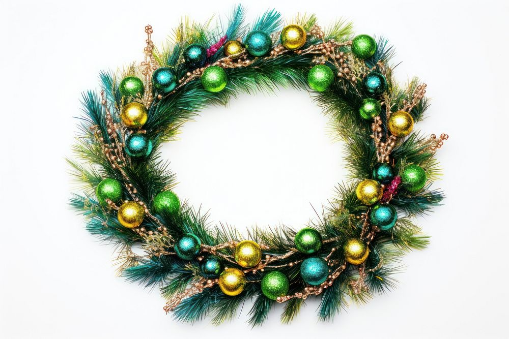 A Christmas wreath decoration christmas jewelry. AI generated Image by rawpixel.