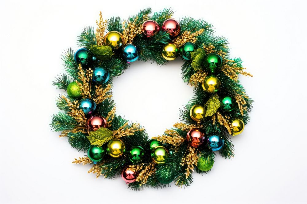 A Christmas wreath christmas decoration festival. AI generated Image by rawpixel.