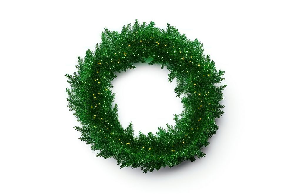 A Christmas wreath decoration christmas shiny. AI generated Image by rawpixel.