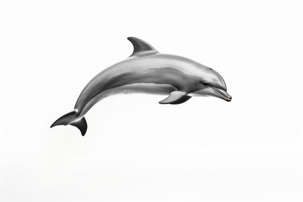 A dolphin animal mammal fish. AI generated Image by rawpixel.