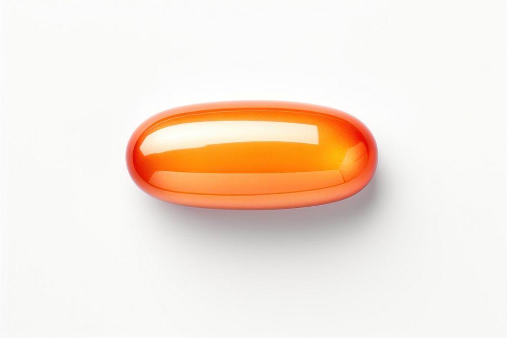 A pill capsule white background medication. AI generated Image by rawpixel.