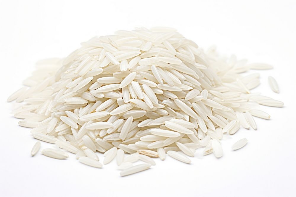 Rice grain white white background medication. AI generated Image by rawpixel.