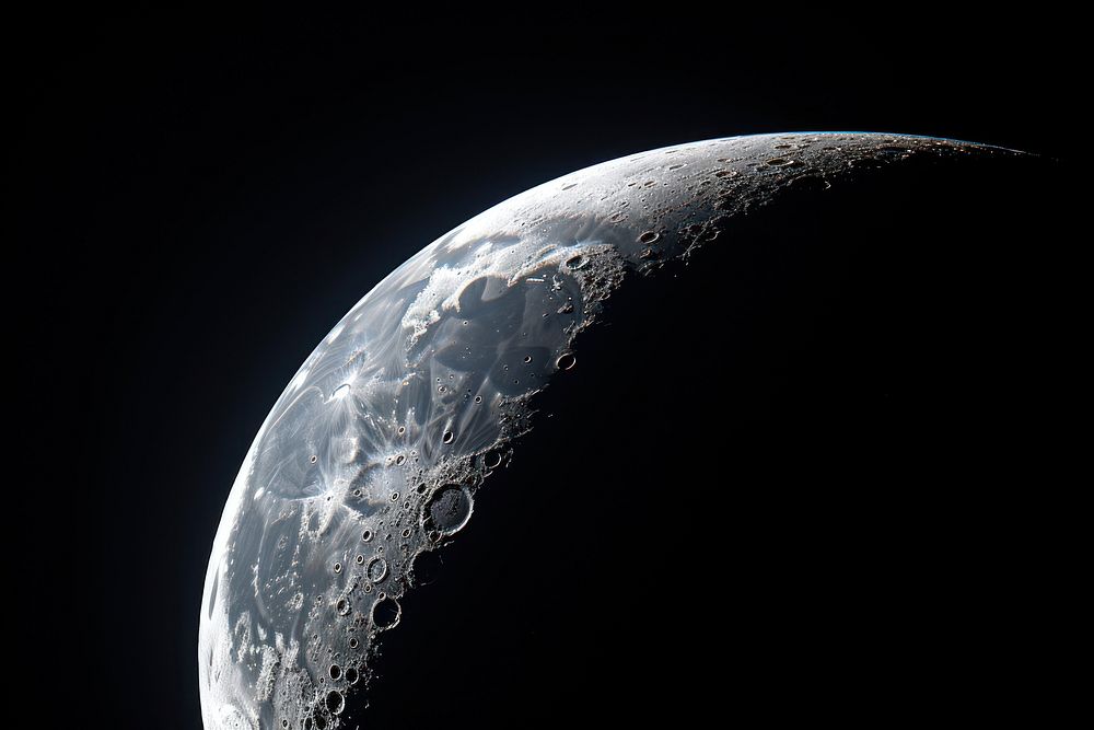 Moon space moon astronomy. AI generated Image by rawpixel.