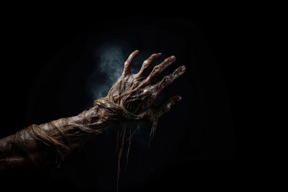 Scary monster hand black black | Premium Photo - rawpixel