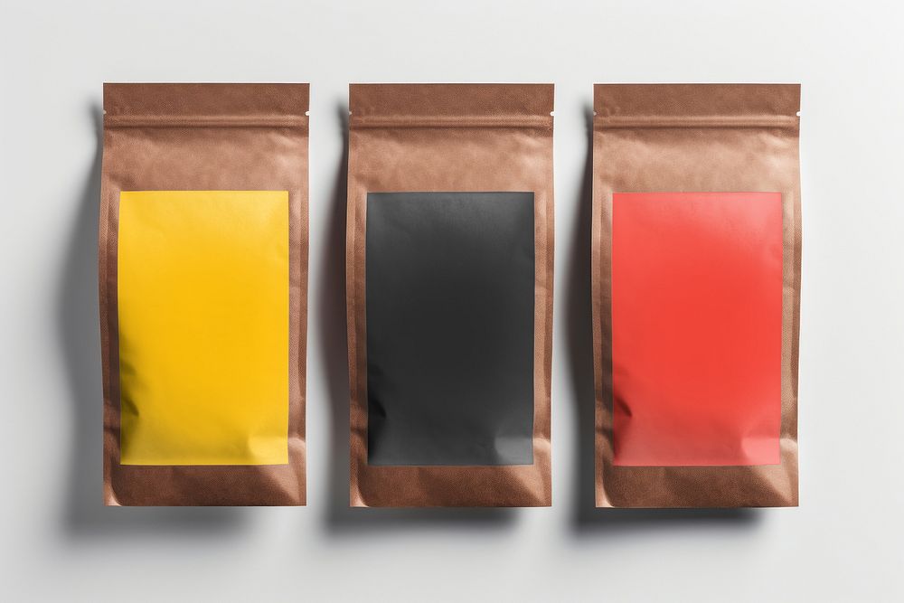 Coffee bean bag, product packaging design