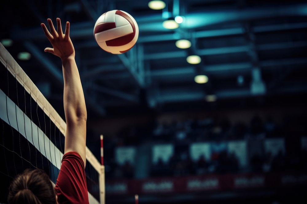 Volleyball match sports determination competition. AI generated Image by rawpixel.