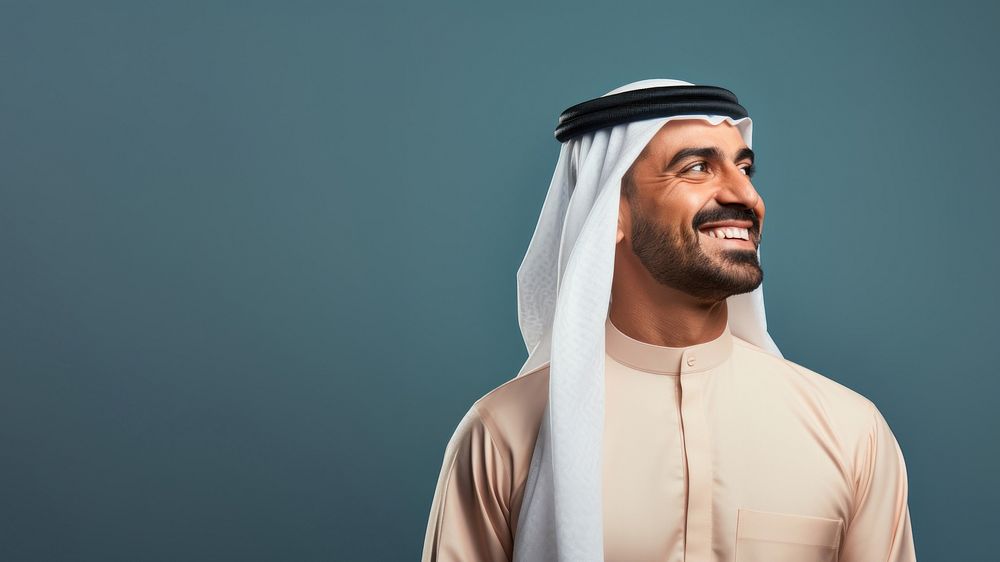 photo of a middle east men. AI generated Image by rawpixel. 