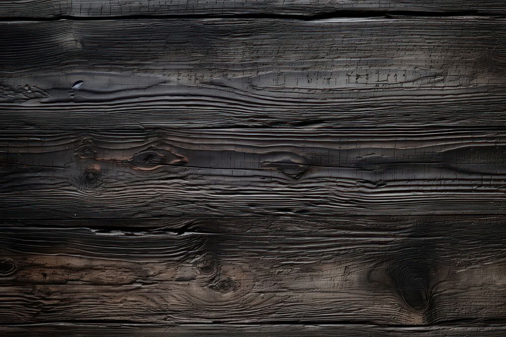 Wooden board hardwood flooring black. AI generated Image by rawpixel.