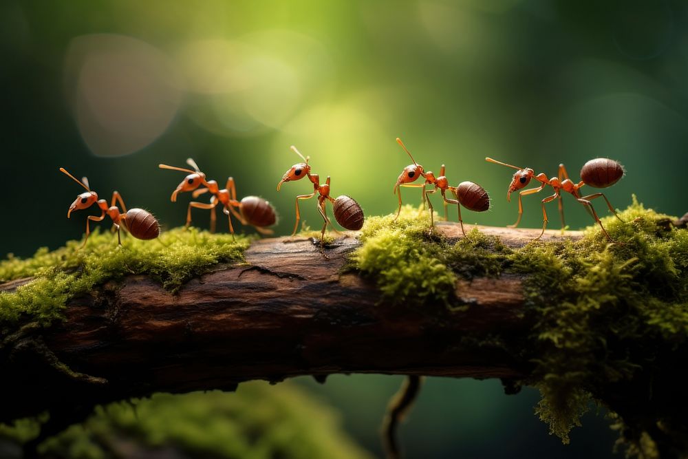 Ant animal insect invertebrate. AI generated Image by rawpixel.
