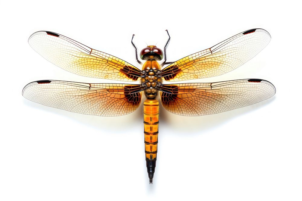 Flying dragonfly insect animal invertebrate. AI generated Image by rawpixel.