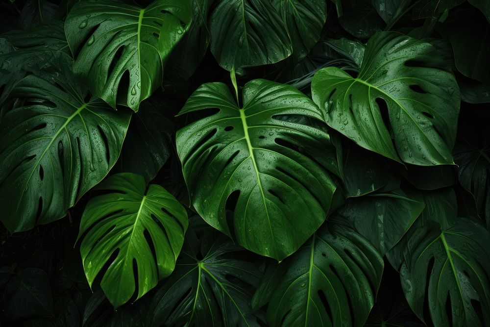 Nature plant green leaf. AI generated Image by rawpixel.