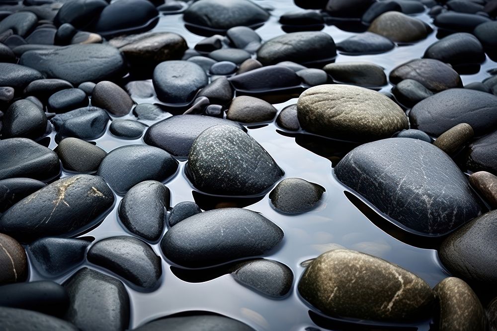 Pebble nature stone rock. AI generated Image by rawpixel.