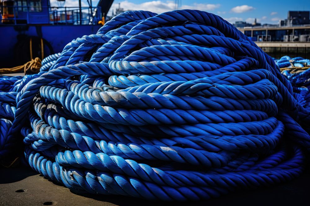 Rope blue sea durability. 