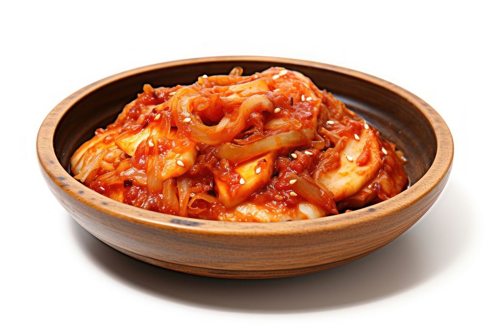 Korean kimchi food meat meal. AI generated Image by rawpixel.