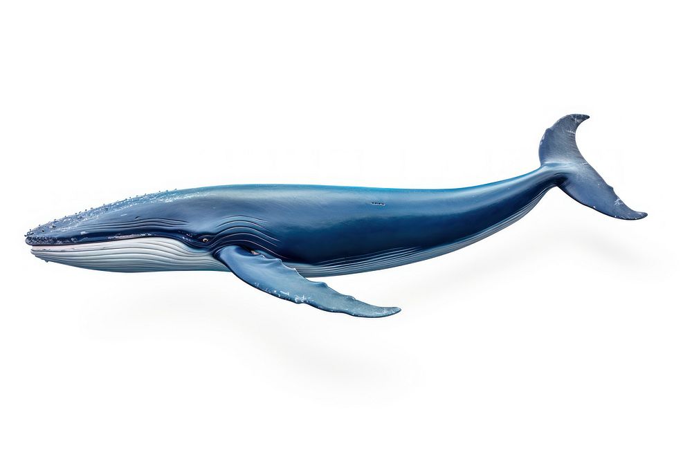Blue whale animal mammal fish. AI generated Image by rawpixel.