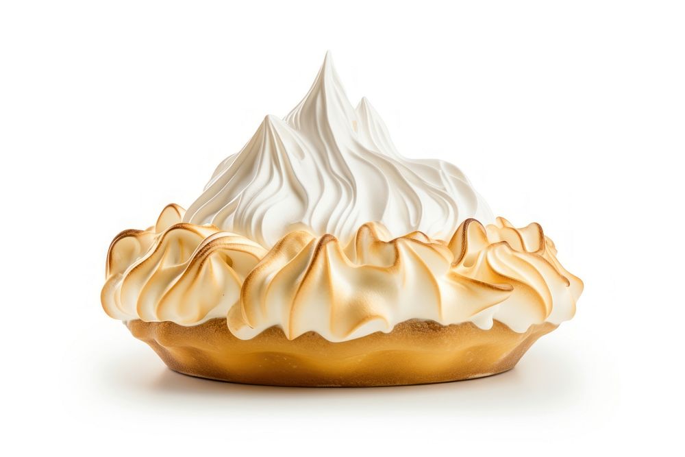 Baked alaska dessert icing cream. AI generated Image by rawpixel.